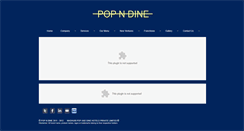 Desktop Screenshot of popndine.com